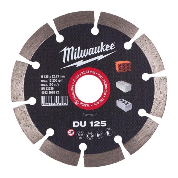 Tarcza diamentowa DU 125 Milwaukee