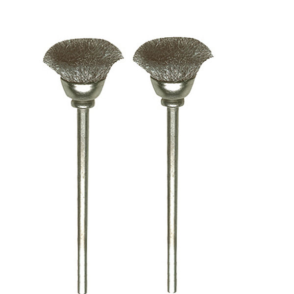 Szczotki druciane 13mm garnkowe 2 szt.
