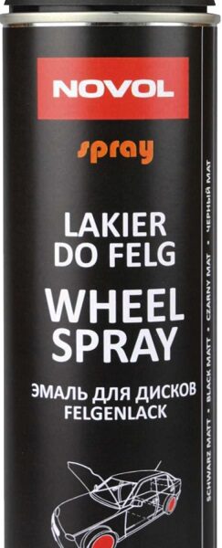 Lakier do felg czarny MAT 500 ml