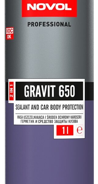 Gravit 650 masa uszczelniająca + ochrona karoserii 2W1 szary