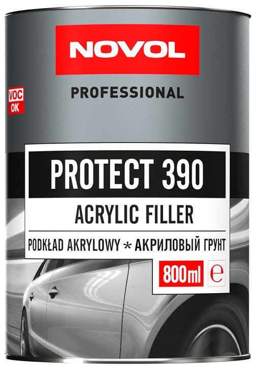 Podkład protect 390 4:1 0.8L czarny