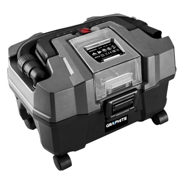 Odkurzacz warsztatowy energy+ 18V, li-ion, 10 L, bez akum.