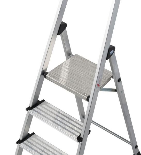 Drabina aluminiowa wolnostojąca safety plus line 4 szczeble
