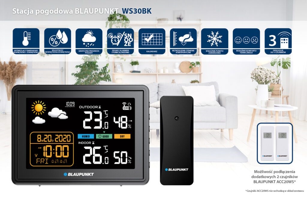 Stacja pogodowa WS30BK