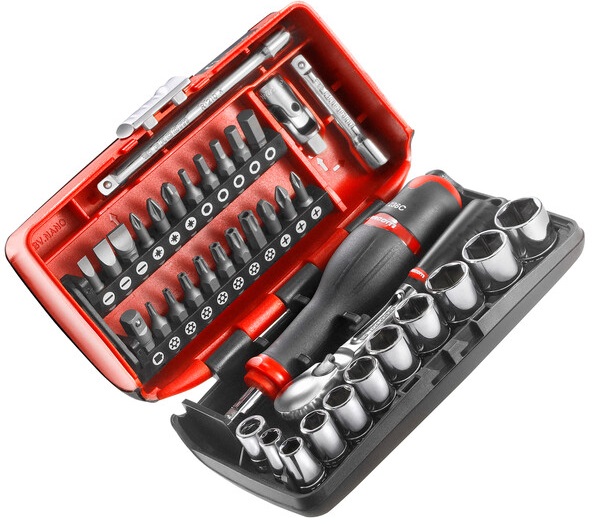 Zestaw nasadek 1/4'' 5,5-14mm, 6-KĄTNE, kaseta