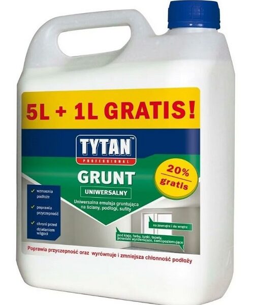 Grunt Tytan 6L-EMULSJA gruntująca