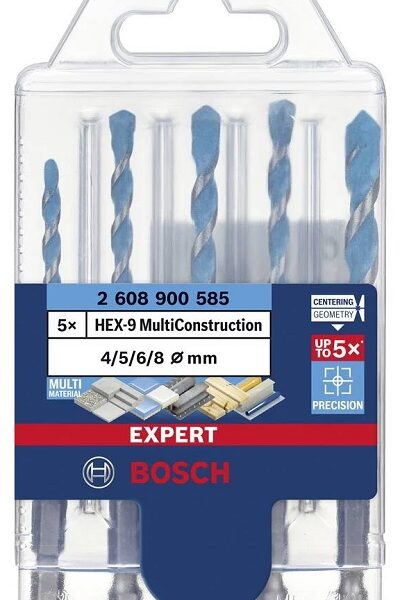 Zestaw wierteł expert multiconstruction HEX-9 SET 5PC