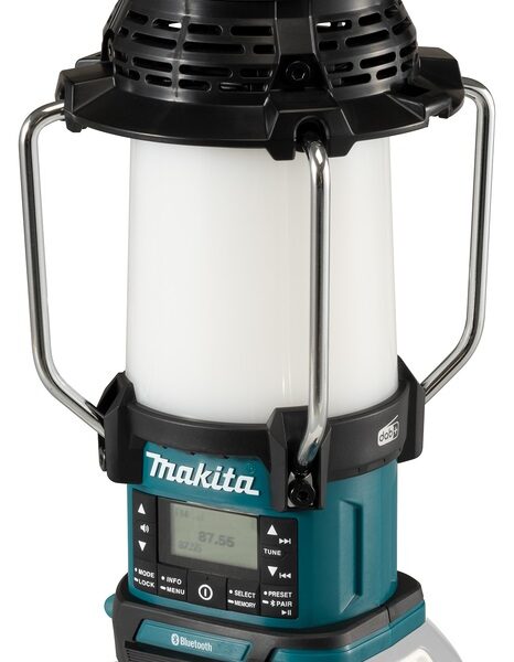 Odbiornik radiowy z lampą i latarką 18V am/fm/dab bluetooth