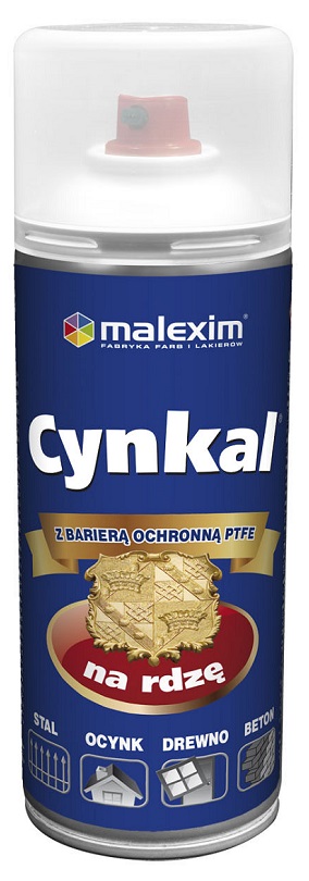 Aerozol cynkal 0.4L czarny 9005