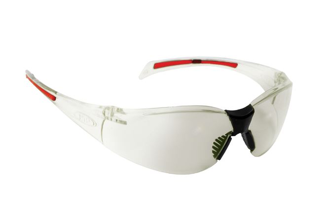 JSP okulary ochronne stealth 8000 przeźroczyste/czerwone