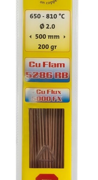 Lut twardy CU flam RB 5286 CUP 5% AG - 500*2mm 200g