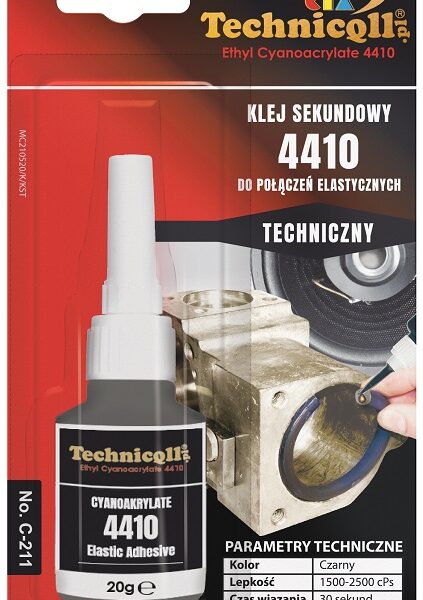 Klej sekundowy elastyczny 4410 20g