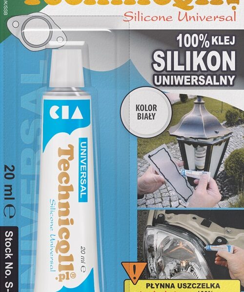 Klej silikon uniwersalny biały 20ml