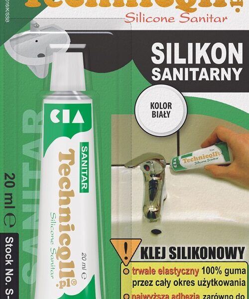 Silikon sanitarny biały 20ml