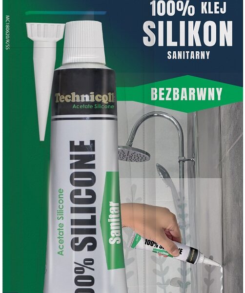Silikon sanitarny bezbarwny 70ml