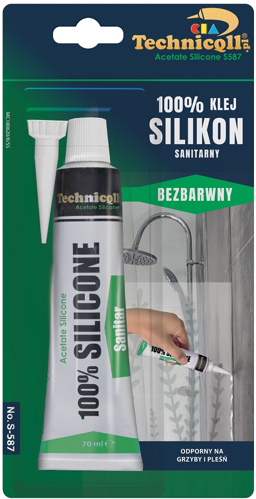 Silikon sanitarny bezbarwny 70ml