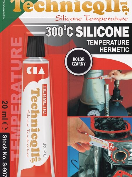 Silikon wysokotemperaturowy czarny 20ml