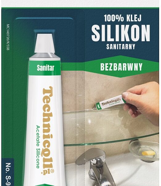 Silikon sanitarny bezbarwny 20ml