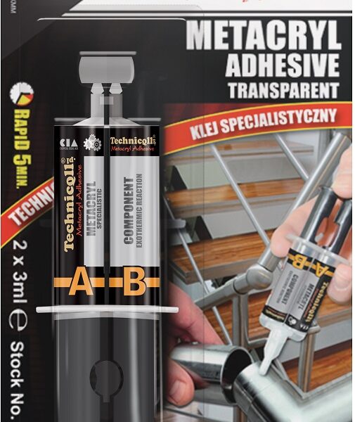 Klej metakrylowy 2*3ml