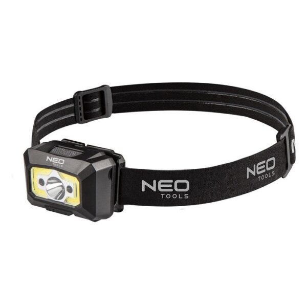 Latarka czołowa akumulatorowa USB 250LM COB led,czujnik ruch