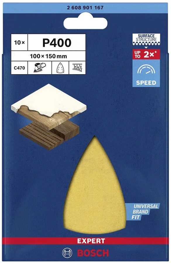 Papier ścierny expert EXC470 100*150mm G400 10PC