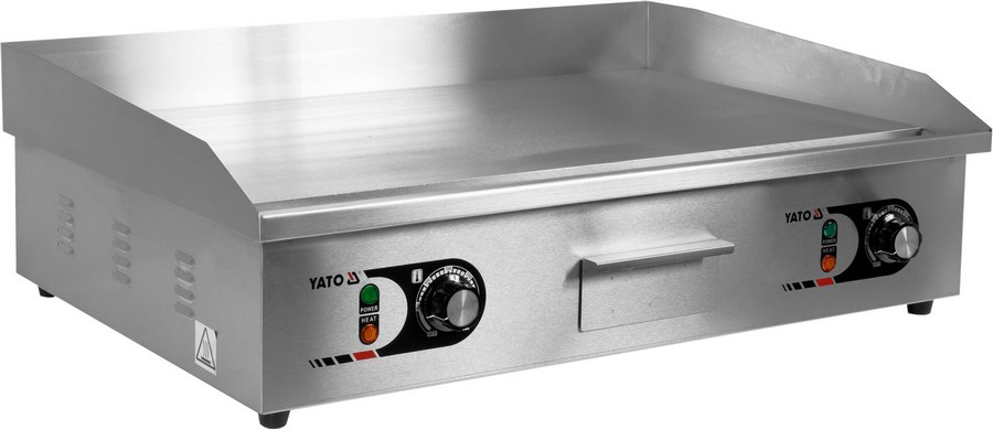 Płyta grillowa gładka elektryczna 2*2,2KW 73cm