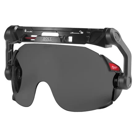 Okulary ochronne przyciemniane mocowane na kask bolt 200
