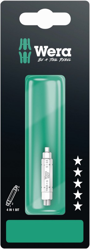 Bit 4W1 9507 SB, na blistrze, 2.5,5,6,TX25 X 37 mm