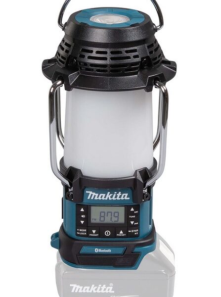 Odbiornik radiowy z lampą i latarką 18V FM bluetooth USB