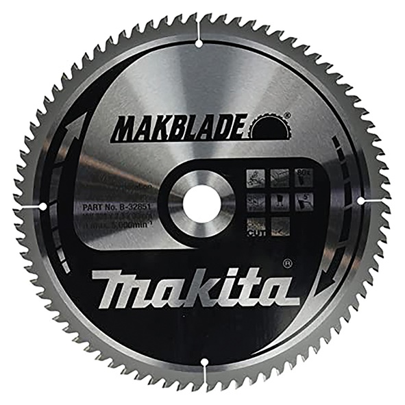 Piła spiekowa do drewna makblade 305*30mm 80Z