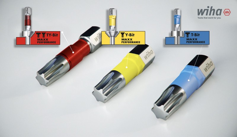 Zestaw bitów Y 50 mm 1/4'' PZ2 w kasecie, 5 CZ.