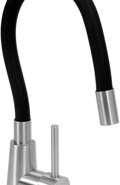 Bateria zlewozmywakowa flexible steely, czarna.