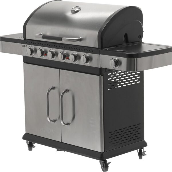 Grill gazowy 6+1 stal nierdzewna 20.2KW
