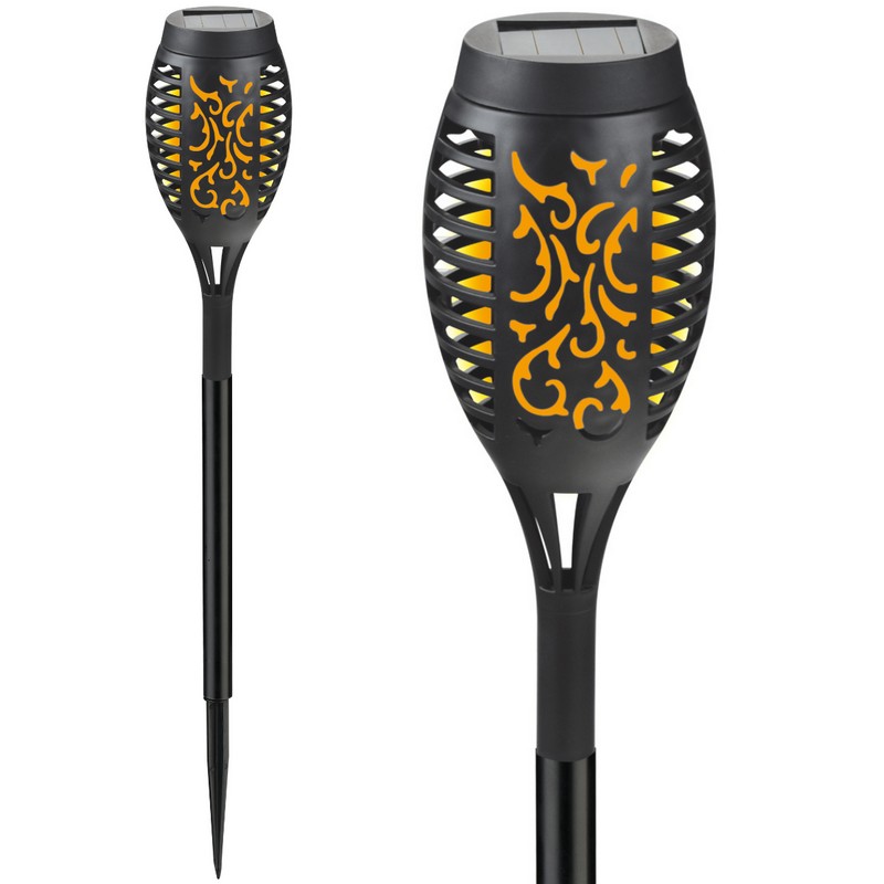 Lampa solarna fuego płomień