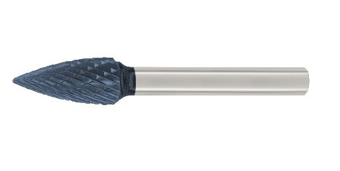 Frez spiekowy 'G' łukowy szpiczasty 1225.06 Z7 tiain steel