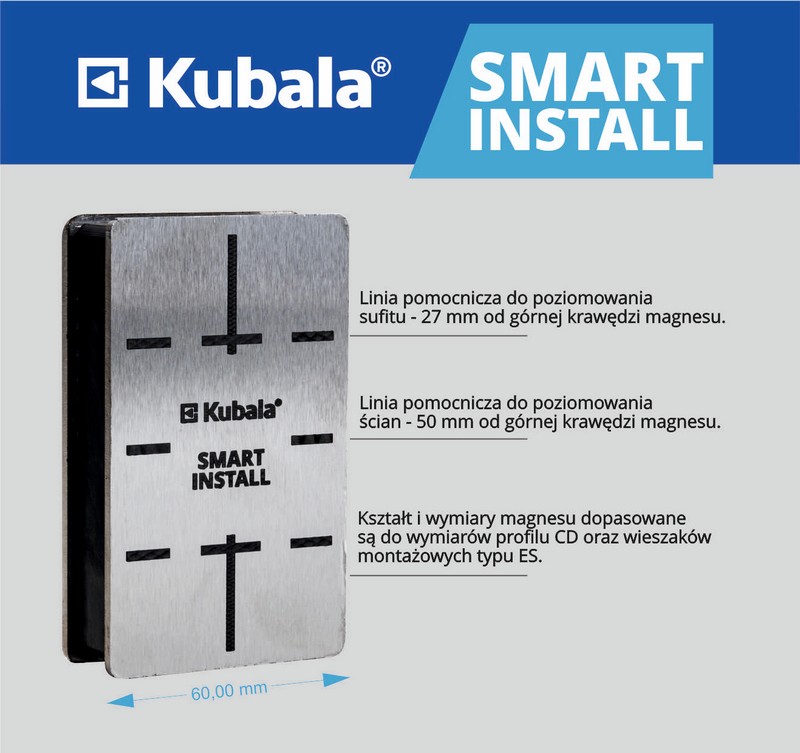 Przyrząd do montażu profili suchej zabudowy smart install