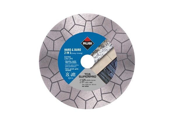 Tarcza diamentowa do cięcia i ukosowania TGS 125mm superpro