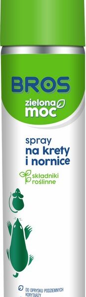 Spray na krety i nornice 400ml - zielona MOC