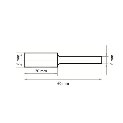 Frez spiekowy 'A' stożkowo walcowy hfas 0820.06 Z7 steel