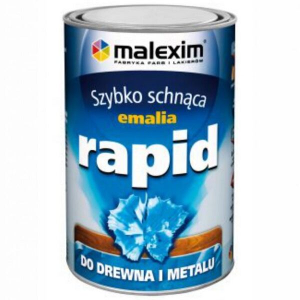 Szybko schnąca emalia alkidowa rapid czarny 9005 0.7L