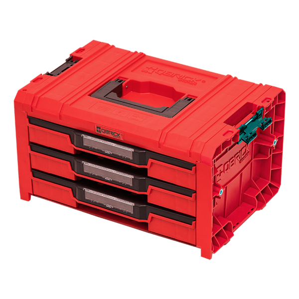 Skrzynka narzędziowa Qbrick PRO drawer 3 toolbox 2.0EXP.RED