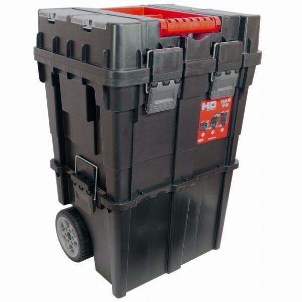 Skrzynka narzędziowa HD compact logic wheelbox czarna