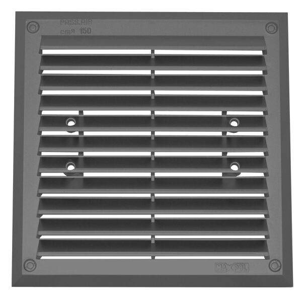 Kratka wentylacyjna 215*215mm grafit