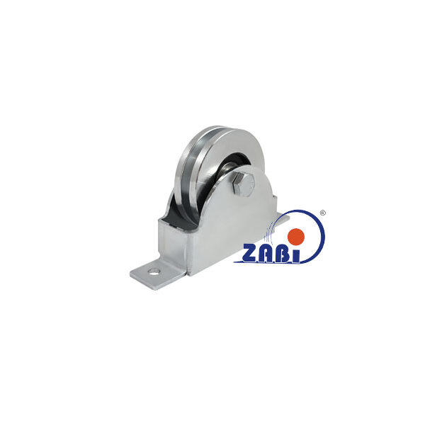 Rolka metalowa 89mm metal na płaskownik z osłoną RJPO-89-22