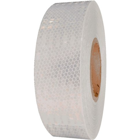 Taśma odblaskowa biała plaster 50mm/5M