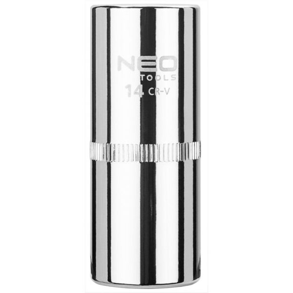 Nasadka długa 6-KĄTNA chromowana 1/4'' 14mm