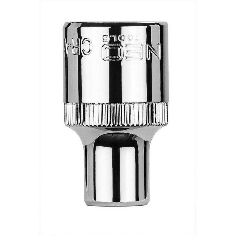 Nasadka krótka 6-KĄTNA chromowana 1/2'' 8mm