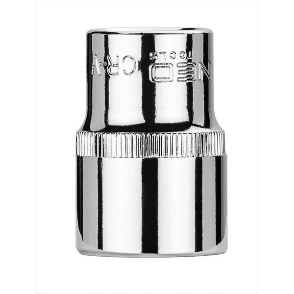 Nasadka krótka 6-KĄTNA chromowana 1/2'' 19mm