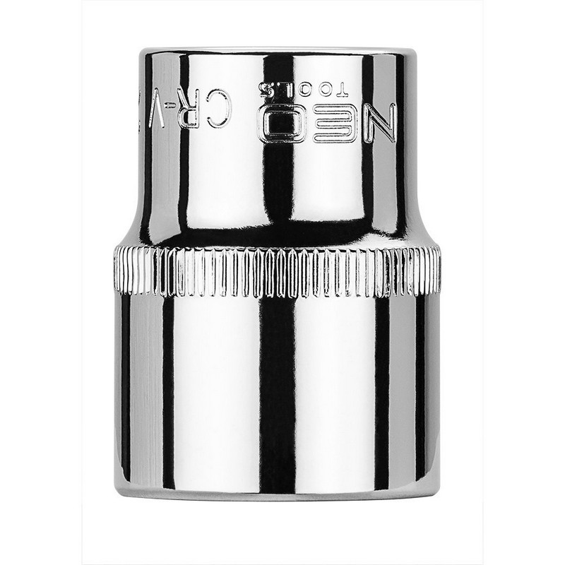 Nasadka krótka 6-KĄTNA chromowana 1/2'' 21mm