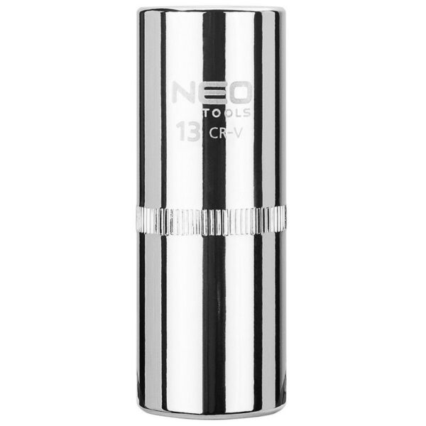 Nasadka długa 6-KĄTNA chromowana 1/4'' 13mm